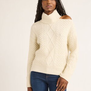 Sofia Jeans Women's Cozy Shine Sweater with Long Sleeves, Mid-weight, Sizes XS-XXXL