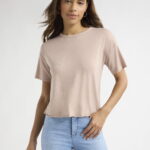 Sofia Jeans Women's Crewneck Tee with Short Sleeves, Sizes XS-XXXL