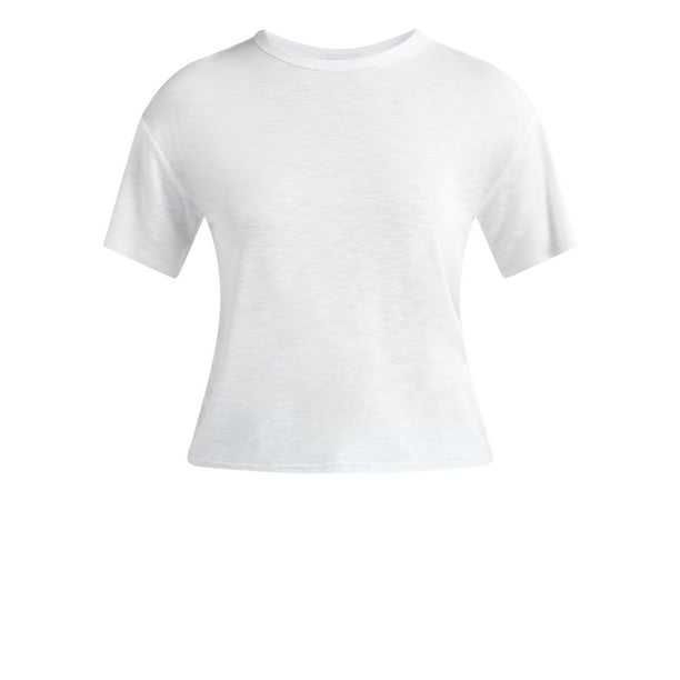 Sofia Jeans Women's Crewneck Tee with Short Sleeves, Sizes XS-XXXL