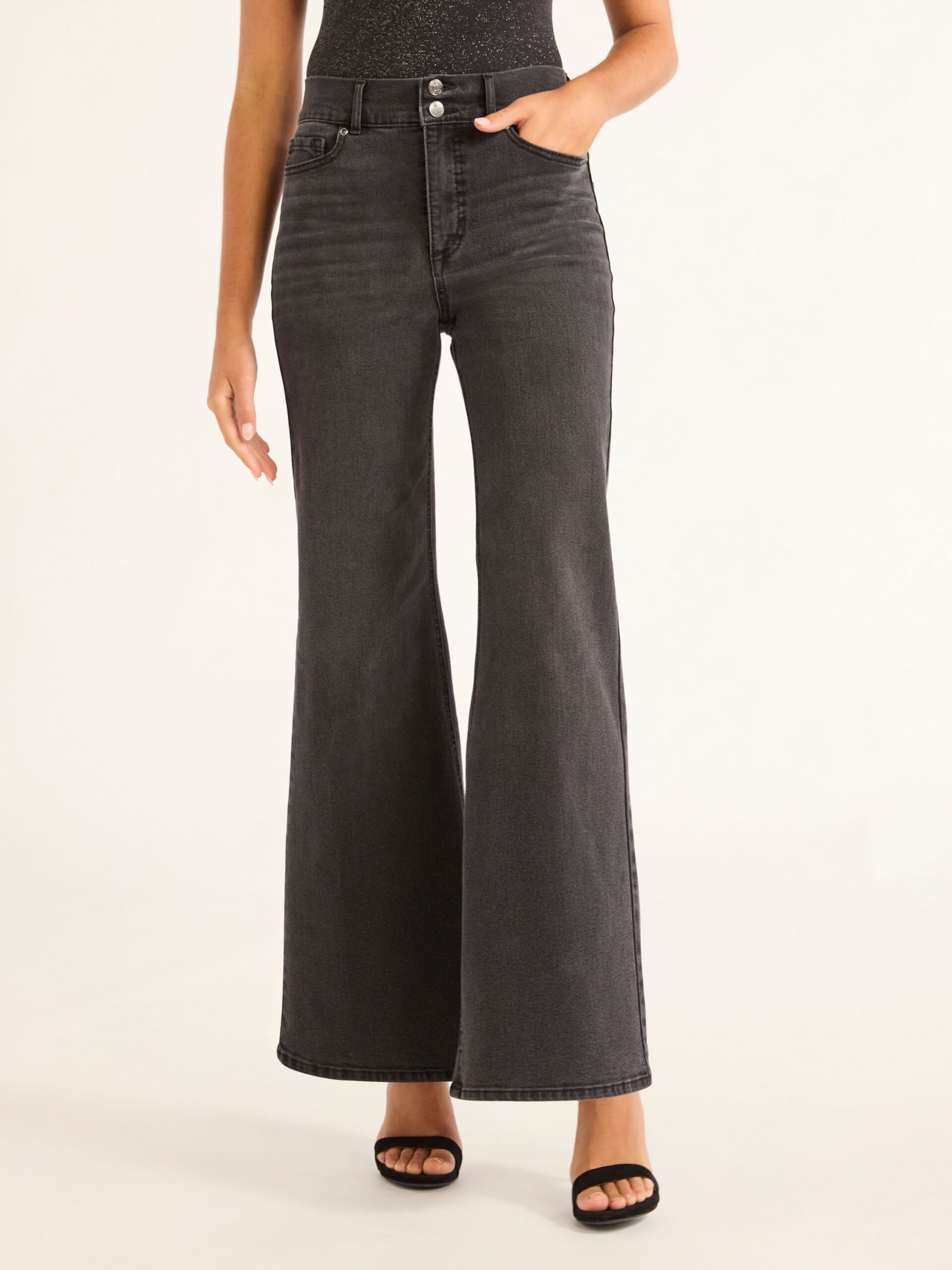 Sofia Jeans Women's Margot Wide Leg High Rise Jeans, 30.5" and 32.5" Inseams, Sizes 0-28
