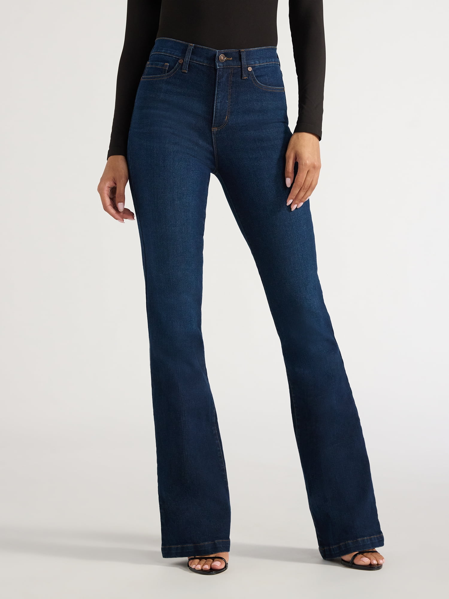 Sofia Jeans Women's Melisa Flare High Rise Jeans, 30.5" and 33.5" Inseams, Sizes 0-28