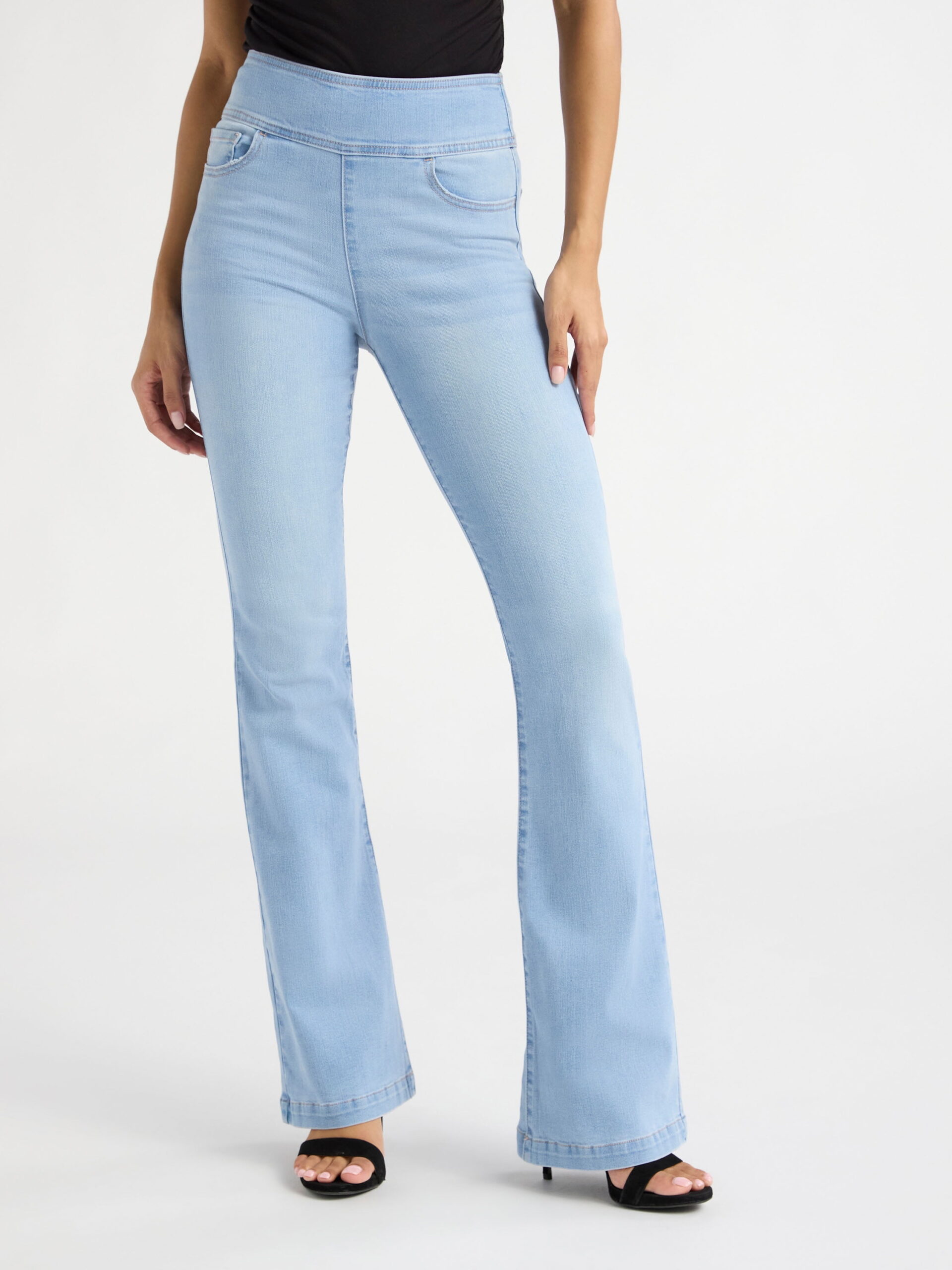 Sofia Jeans Women's Melisa Flare High Rise Pull On Jeans, Sizes 0-20