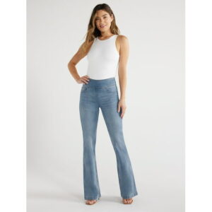 Sofia Jeans Women's Melisa Flare High Rise Pull On Jeans, Sizes 0-20