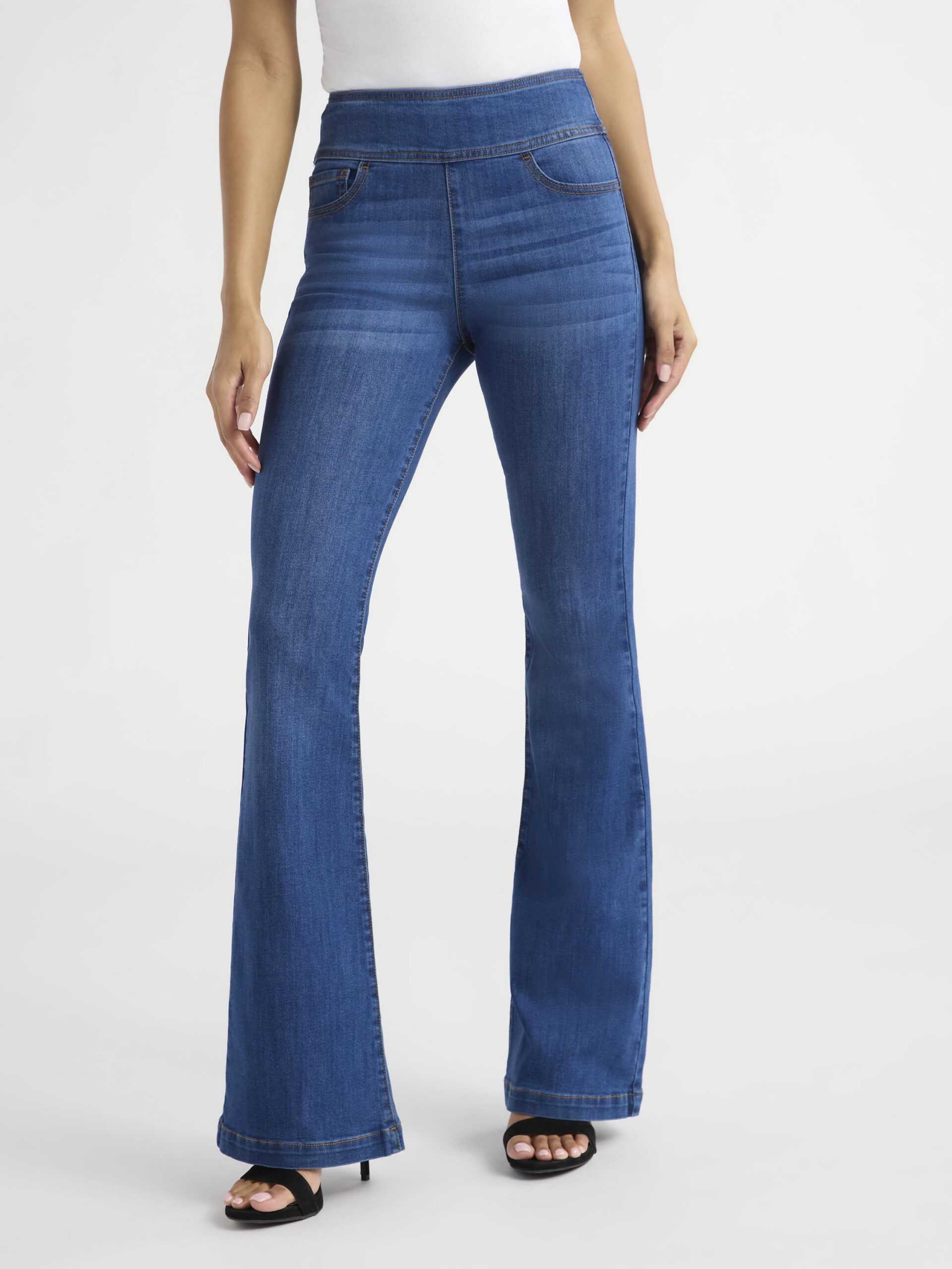 Sofia Jeans Women's Melisa Flare High Rise Pull On Jeans, Sizes 0-20