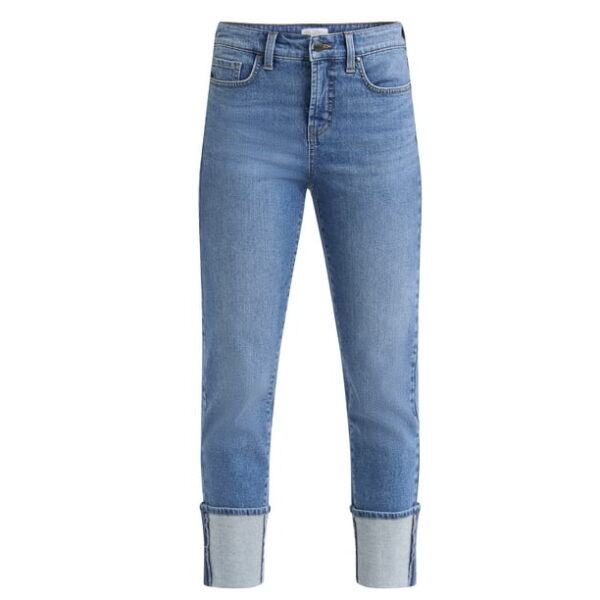 Sofia Jeans Women's Slim Cuffed Denim Mid Rise Jeans, 27" Inseam, Size 0-20