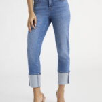 Sofia Jeans Women's Slim Cuffed Denim Mid Rise Jeans, 27" Inseam, Size 0-20