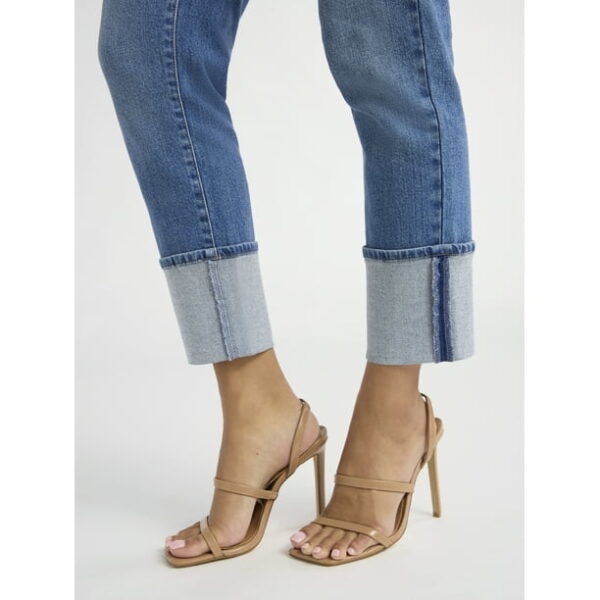 Sofia Jeans Women's Slim Cuffed Denim Mid Rise Jeans, 27" Inseam, Size 0-20