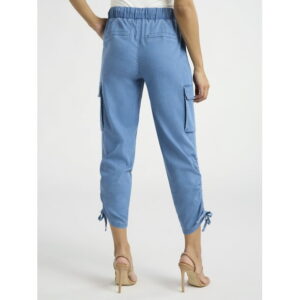 Sofia Jeans Women's Super High Rise Luxe Cargo Pants, 27" Inseam, Sizes XS-XXXL
