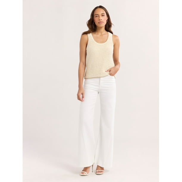 Sofia Jeans Women's Sweater Tank Top, Sizes XS-XXXL