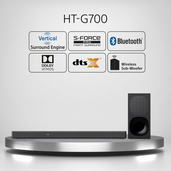 Sony 3.1CH Dolby Atmos® DTS:X® SOUNDBAR with Bluetooth® Technology HT-G700