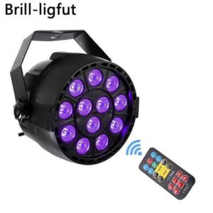 Sound Active DMX512 Master-slave 36W UV LED Stage Light Ultraviolet Black Light Par Light Spotlight lamp for Disco DJ Club