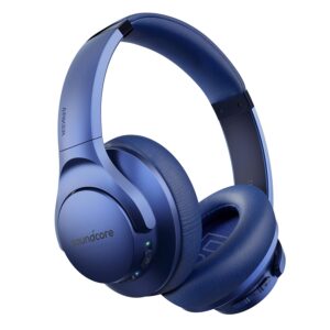 Soundcore Anker Life Q20 Hybrid Active Noise Cancelling Headphones, Wireless Over Ear Bluetooth Headphones, 70H Playtime, Hi-Res Audio, Deep Bass, Memory Foam Ear Cups, Travel,...