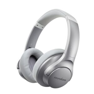 Soundcore Anker Life Q20 Hybrid Active Noise Cancelling Headphones, Wireless Over Ear Bluetooth Headphones, 70H Playtime, Hi-Res Audio, Deep Bass, Memory Foam Ear Cups, Travel,...