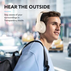soundcore by Anker Q20i Hybrid Active Noise Cancelling Headphones, Wireless Over-Ear Bluetooth, 40H Long ANC Playtime, Hi-Res Audio, Big Bass, Customize via an App, Transparency...