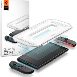 Spigen Tempered Glass Screen Protector [GlasTR EZ FIT] designed for Nintendo Switch 2 (2025) - 2 Pack