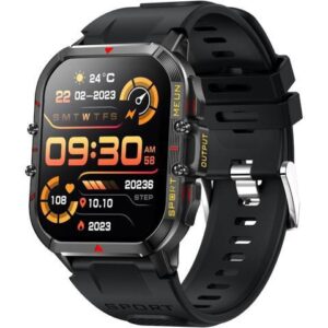 Sport Smart Watch for Men Women Bluetooth Call (Answer/Dial Calls) One-Key Connection Blood Oxygen IP68 100+ Sport Modes Rugged Tactical Outdoor Smart