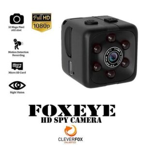 Spy Camera with Audio and Video 1080P Hidden Camera Portable Small HD Nanny Cam Spy Cams with Night Vision and Motion Detection Indoor Outdoor Tiny