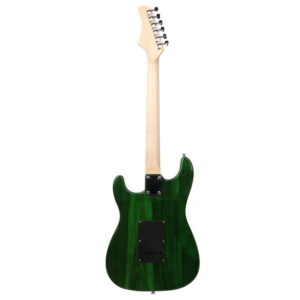 ST Stylish Electric Guitar with Black Pickguard Green