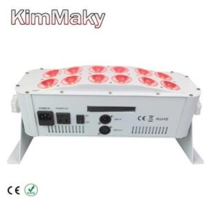 Stage light 12x18w RGBWA+UV Wireless dmx led uplight Battery powered Bar light LED Wall Washer