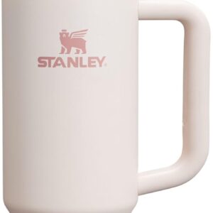 Stanley Quencher H2.0 FlowState Stainless Steel Vacuum Insulated Tumbler with Lid and Straw for Water, Iced Tea or Coffee, Smoothie and More, Rose Quartz 2.0, 30 OZ / 0.89 L