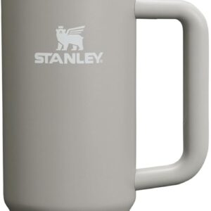 Stanley Quencher H2.0 Tumbler with Handle and Straw 30 oz | Flowstate 3-Position Lid | Cup Holder Compatible for Travel | Insulated Stainless Steel Cup | BPA-Free | Ash