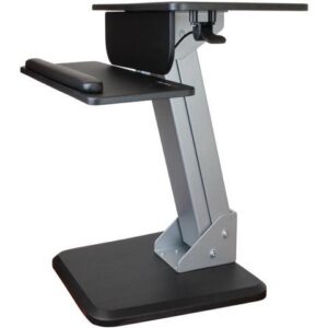 StarTech ARMSTS Height Adjustable Standing Desk Converter - Sit Stand Desk with One-finger Adjustment - Ergonomic Desk