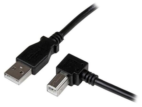 Startech USBAB3MR 3m USB 2.0 A to Right Angle B Cable - M/M Startech USBAB3MR 3m USB 2.0 A to Right Angle B Cable - M/M