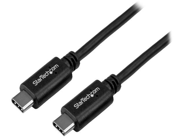 StarTech.com 1m 3 ft USB C Cable - M/M - USB 2.0 - USB Type C Cable - Compatible with USB C laptops & mobile devices such as Apple MacBook, Dell XPS,