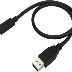 StarTech.com USB31AC50CM USB to USB C Cable - 1.6 ft / 0.5m - M/M - USB 3.1 (10Gbps) - USB-C to USB 3.0 - USB Type C to Type A Cable