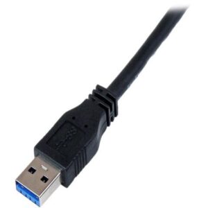 StarTech.com USB3CAUB1M 1m 3 ft Certified SuperSpeed USB 3.0 A to Micro B Cable Cord - USB 3 Micro B Cable - 1x USB A (M), 1x USB Micro B (M) - Black