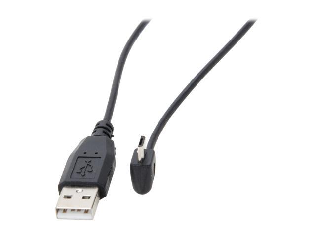 StarTech.com UUSBHAUB6LA USB A to Left Angle Micro USB B Cable