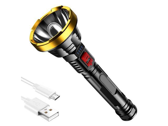Super Powerful LED Flashlight Tactical Torch Built-in 1200 mAh Battery USB Rechargeable Waterproof Lamp Ultra Bright Lantern