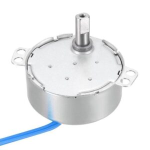 Synchronous Motor AC 12V 0.9-1.1RMP 50-60Hz 4W Double Flat Shaft CW/CCW