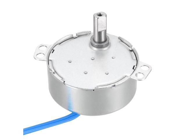Synchronous Motor AC 12V 0.9-1.1RMP 50-60Hz 4W Double Flat Shaft CW/CCW