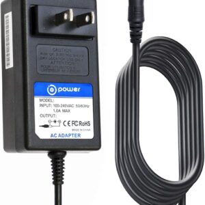 T-Power (6.6ft Long Cable) 24V Global AC,DC Adapter Compatible with Microsoft WRW01 WRWO1 WRW02 WRWO2XBOX 360 X Box 360 Racing Wheel Spare Replacement AC DC Adapter Power...