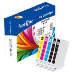 T822 XL High Yield T822XL Set Plus Black ; 5 Ink Cartridges 822XL for Epson Workforce Pro WF 3820 / 4820 / 4830 / 4834 Printers