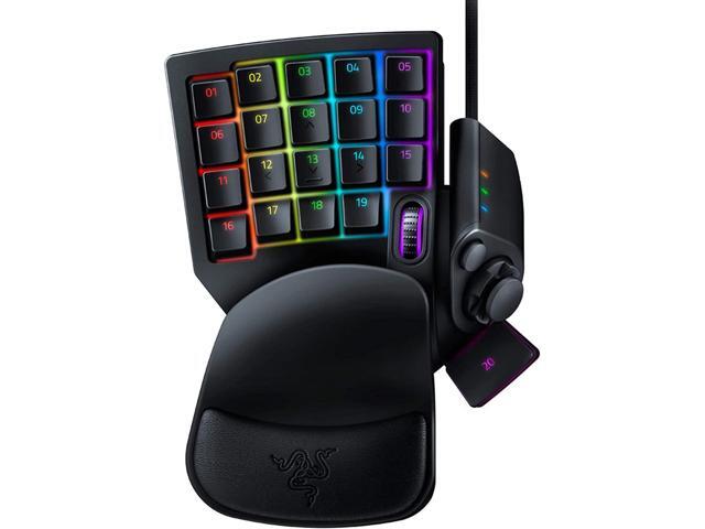 Tartarus V2 Chroma Gaming Keypad: Mecha-Membrane Key Switches - 32 Fully Programmable Keys - 8-Way Thumbpad & Scroll Wheel - Detachable Palm Rest -