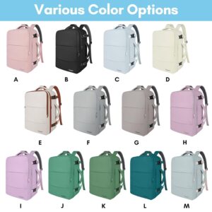 Taygeer Carry On Backpack, 35l Travel Backpack for Women Airline Approved, Cute Underseat Personal Item Travel Bag With Shoe Compartment, Casual Daypack Gifts for Friend Hiking...