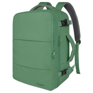 Taygeer Travel Backpack for Women Men, TSA Approved Carry On Backpack with USB Charging Port & Shoe Pouch