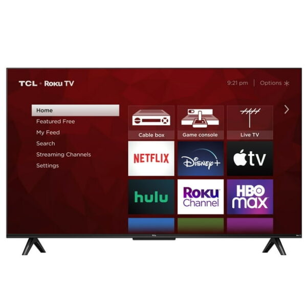 TCL 43” Class S4 (43S451) 4K UHD HDR Smart TV with Roku TV
