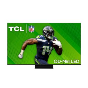 TCL 65-Inch QM7 QD-Mini LED QLED 4K Smart TV with Google TV (65QM751G, 2024 Model) Dolby Vision IQ, Dolby Atmos, HDR, Game Accelerator up to 240Hz, Voice Remote, Works with...