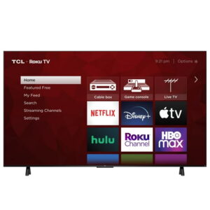 TCL 75” Class S4 (75S451) 4K UHD HDR Smart TV with Roku TV