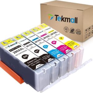 Tekmall Compatible C A K E Ink Cartridge PGI-280XXL CLI-281XXL 280 Ink 281, Work for Pixma TS6120 TS6220 TR7520 TR8520 TS9520 TS9521C TS8120 TS8220