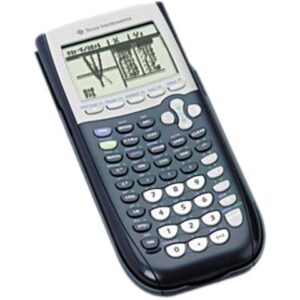 Texas Instruments TI-84 Plus Graphing Calculator 8 Line(s) - 16 Character(s) - Battery Powered - Black, 1 Each