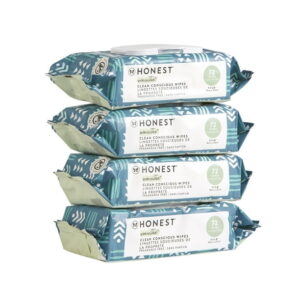 The Honest Company, Plant-Based Baby Wipes, Fragrance-Free, 288 Count (Select for More Options)