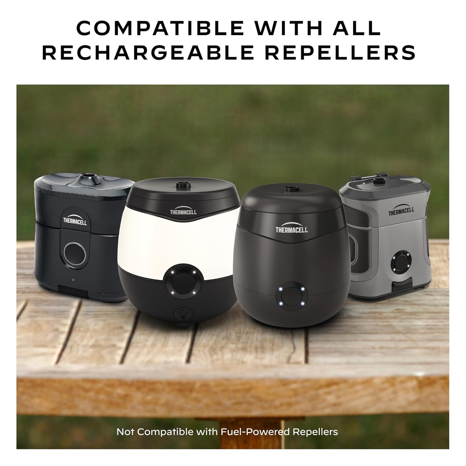 Thermacell Rechargeable Mosquito Repeller Refills; Advanced Repellent Formula Provides 20 Foot Protection Zone; Compatible with Thermacell E-Series & Radius Only; No DEET, Spray...
