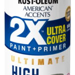 Thunder Cloud, Rust-Oleum American Accents 2X Ultra Cover High Gloss Spray Paint-344687, 12 oz