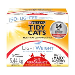 Tidy Cats 24/7 Performance Cat Litter, LightWeight Multi-Cat - 5.44 kg Box
