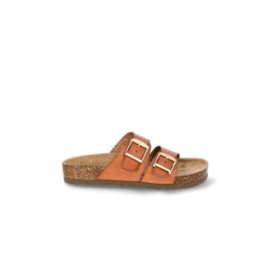Time and Tru Women's Footbed Slide Sandals, Wide Width Available