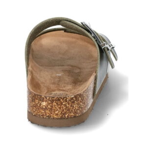 Time and Tru Women's Footbed Slide Sandals, Wide Width Available